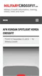 Mobile Screenshot of militarycrossfit.com